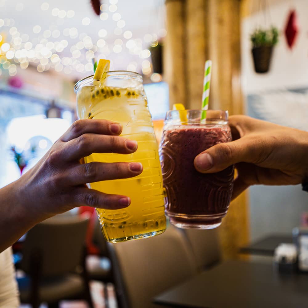 Drink e atmosfera da Fluffy Brunch